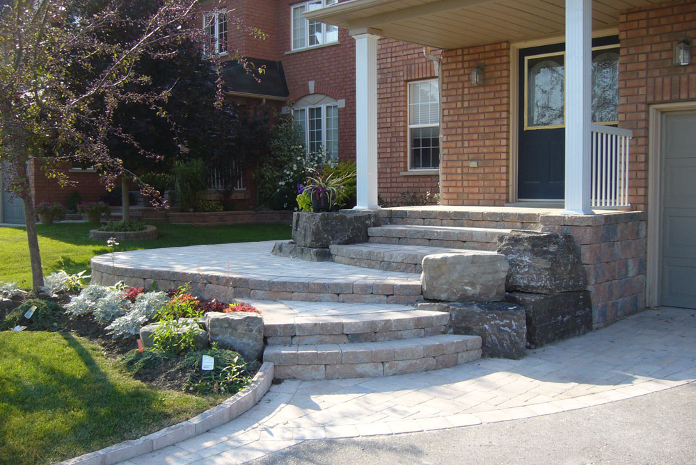 Brick Front Yard Landscaping Pictures